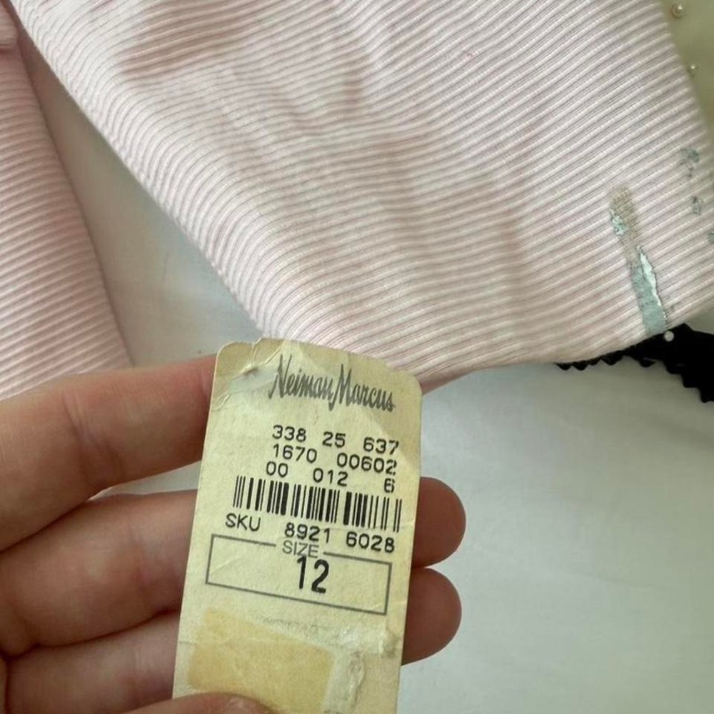 NWT Vintage 1996 Christian Dior Neiman Marcus Pink Blazer — Size 12 - Picture 5 of 8